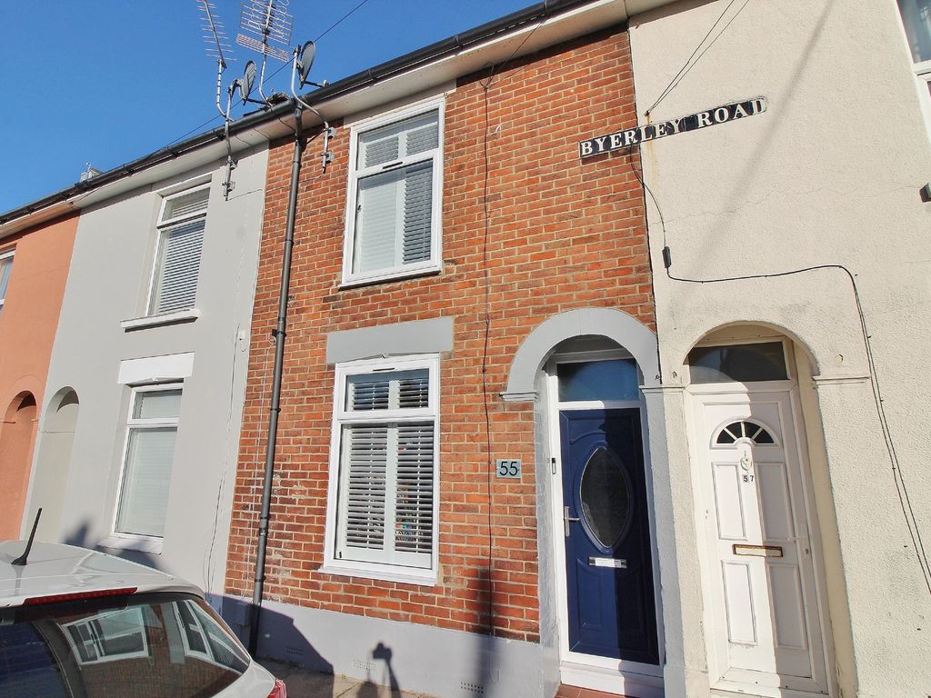 2 bed terraced house for sale in Byerley Road, Portsmouth PO1, £229,995