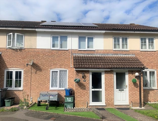 2 bed terraced house for sale in Brand Close, Honiton EX14, £210,000