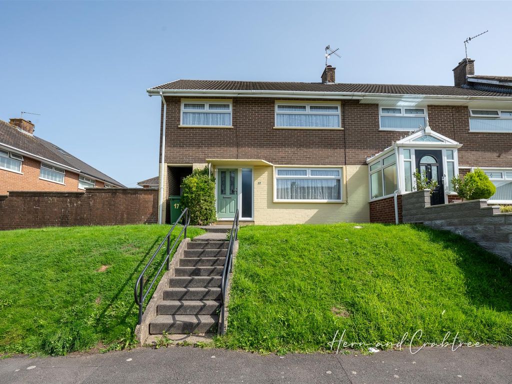 3 bed end terrace house for sale in Beechley Drive, Pentrebane, Cardiff CF5, £199,950