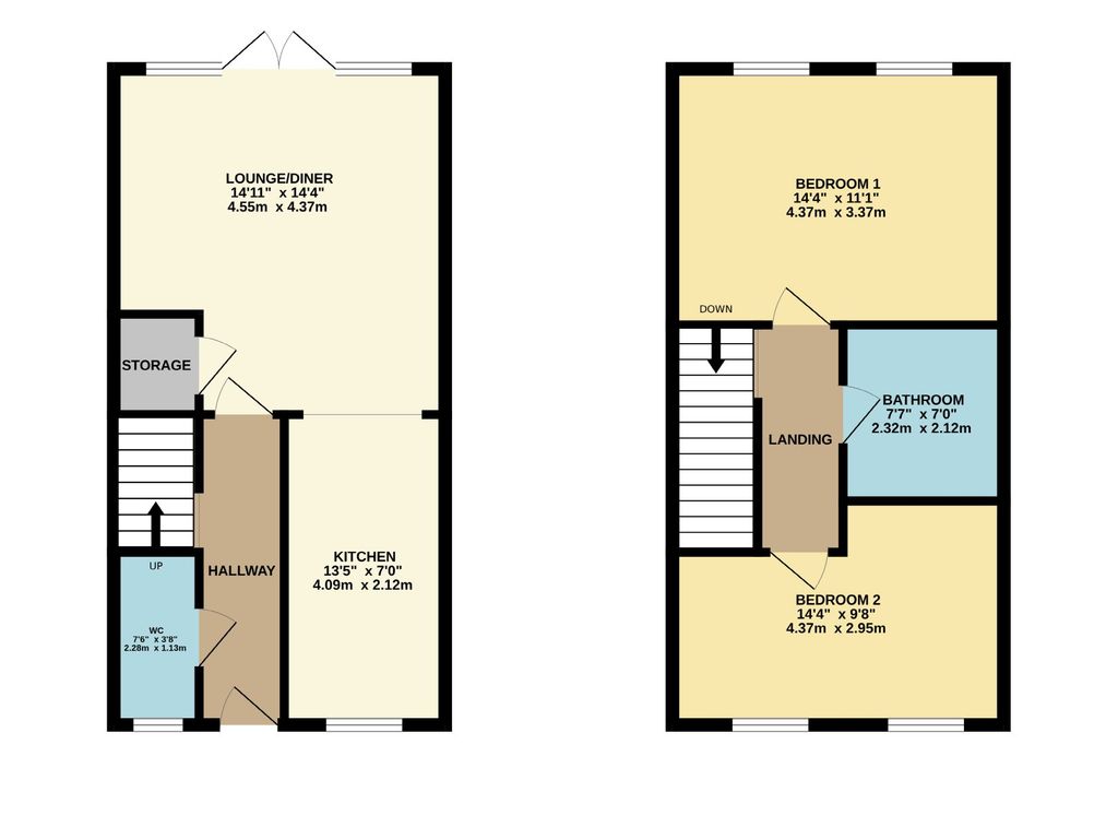 2 bed end terrace house for sale in Highwell Gardens, Hawkwell, Hockley SS5, £325,000