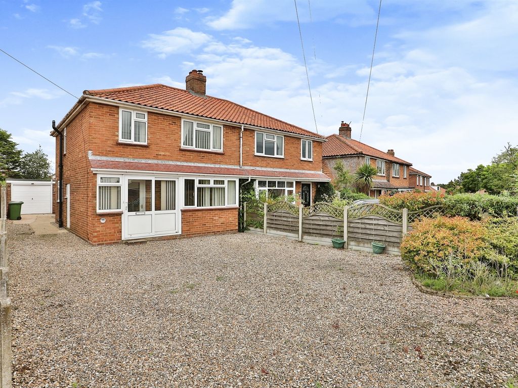3 bed semi-detached house for sale in Bush Road, Hellesdon, Norwich NR6, £230,000