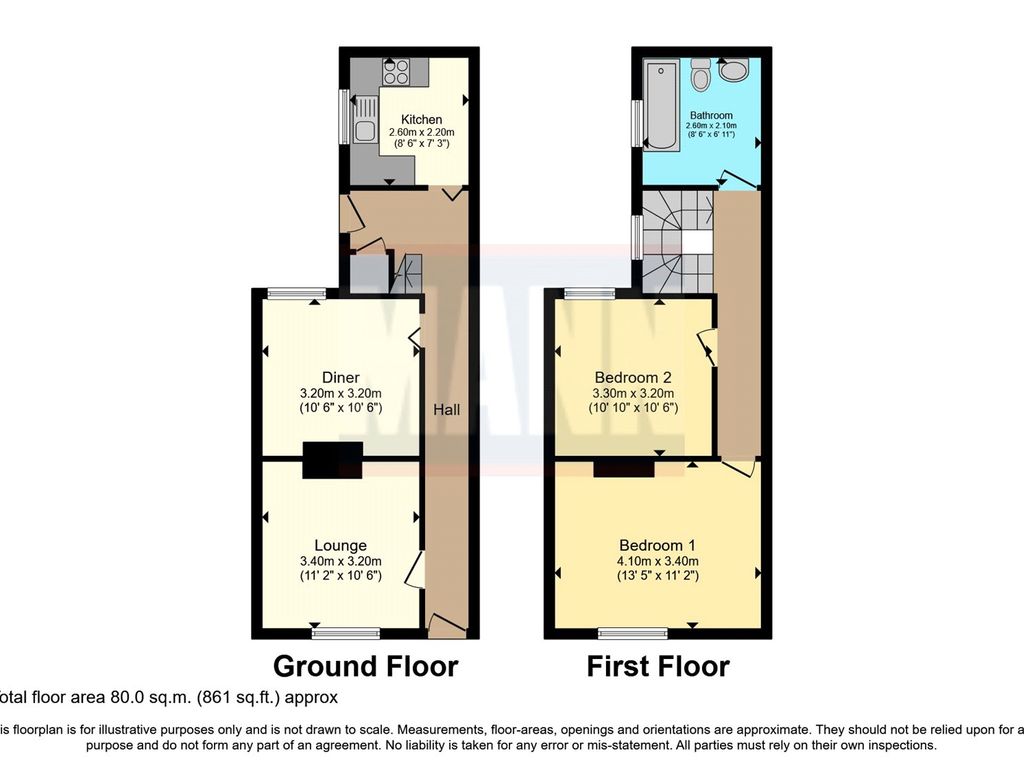 2 bed end terrace house for sale in Camden Street, Gosport, Hampshire PO12, £185,000