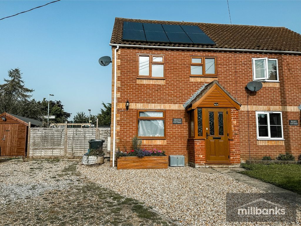 3 bed semi-detached house for sale in Station Road, Eccles, Norwich, Norfolk NR16, £230,000