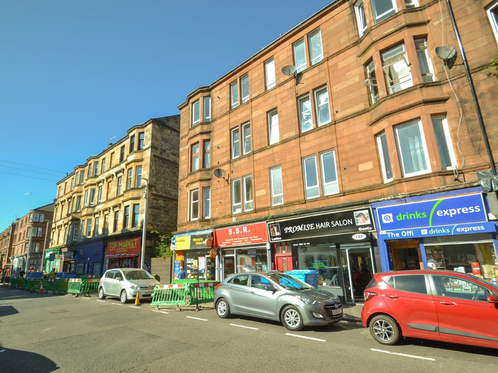 1 bed flat for sale in 151 Allison Street, Govanhill, Glasgow G42, £75,000