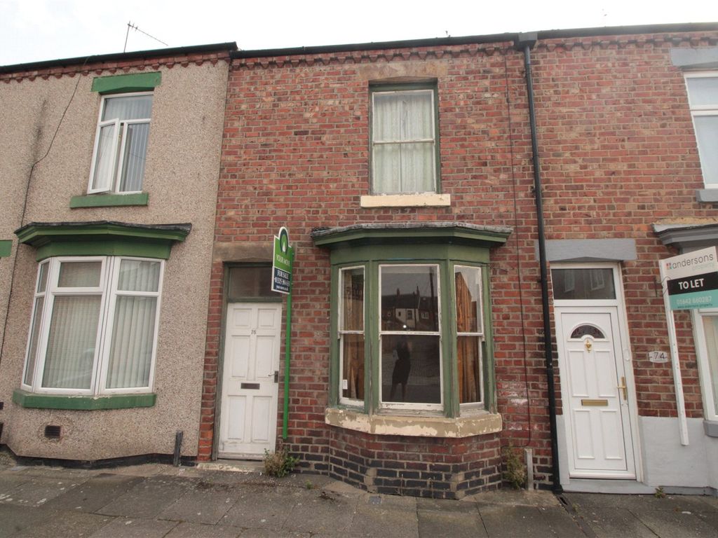 2 bed terraced house for sale in Fairfield Street, Darlington DL3, £55,000