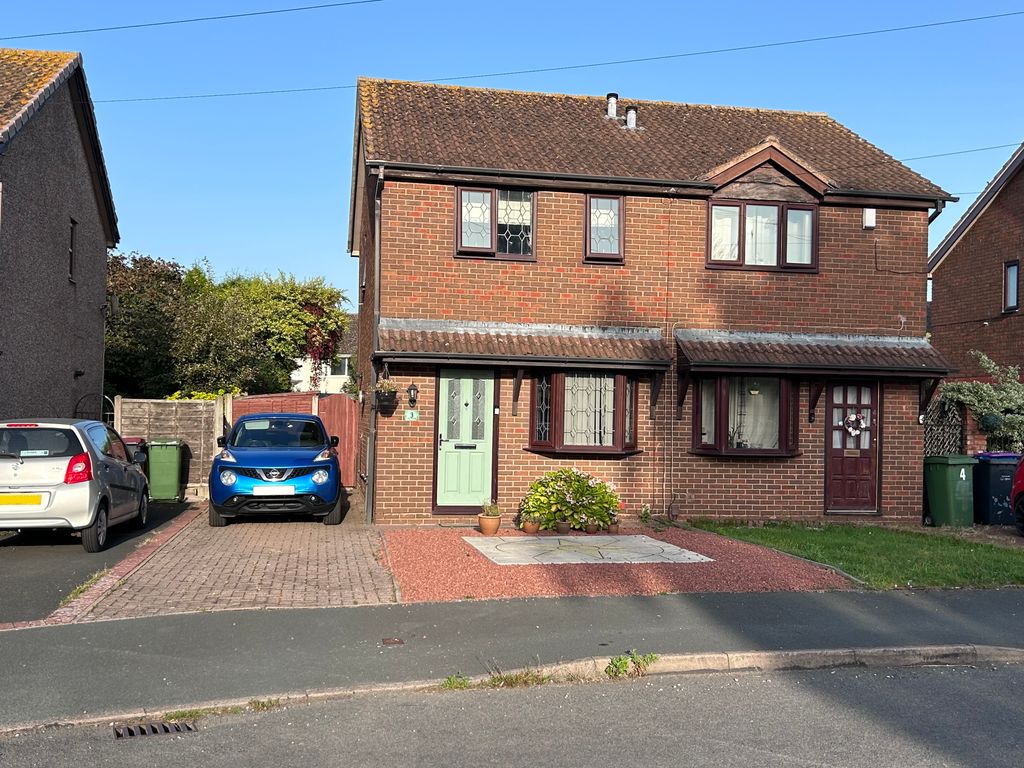 2 bed semi-detached house for sale in Tudor Meadow, Trench, Telford TF2, £170,000