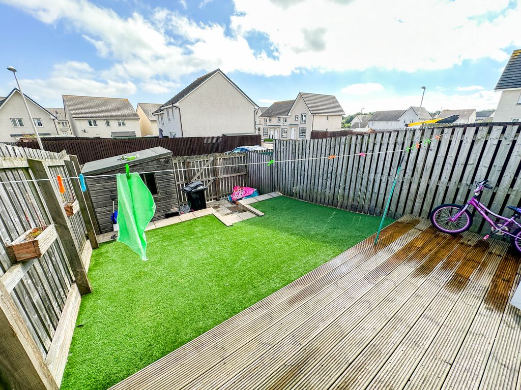 3 bed terraced house for sale in Shielhill Grove, Aberdeen AB23, £199,000