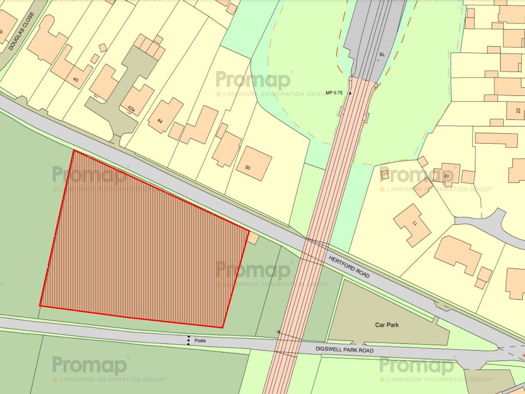 Land for sale in Hertford Road, Digswell AL6, £100,000