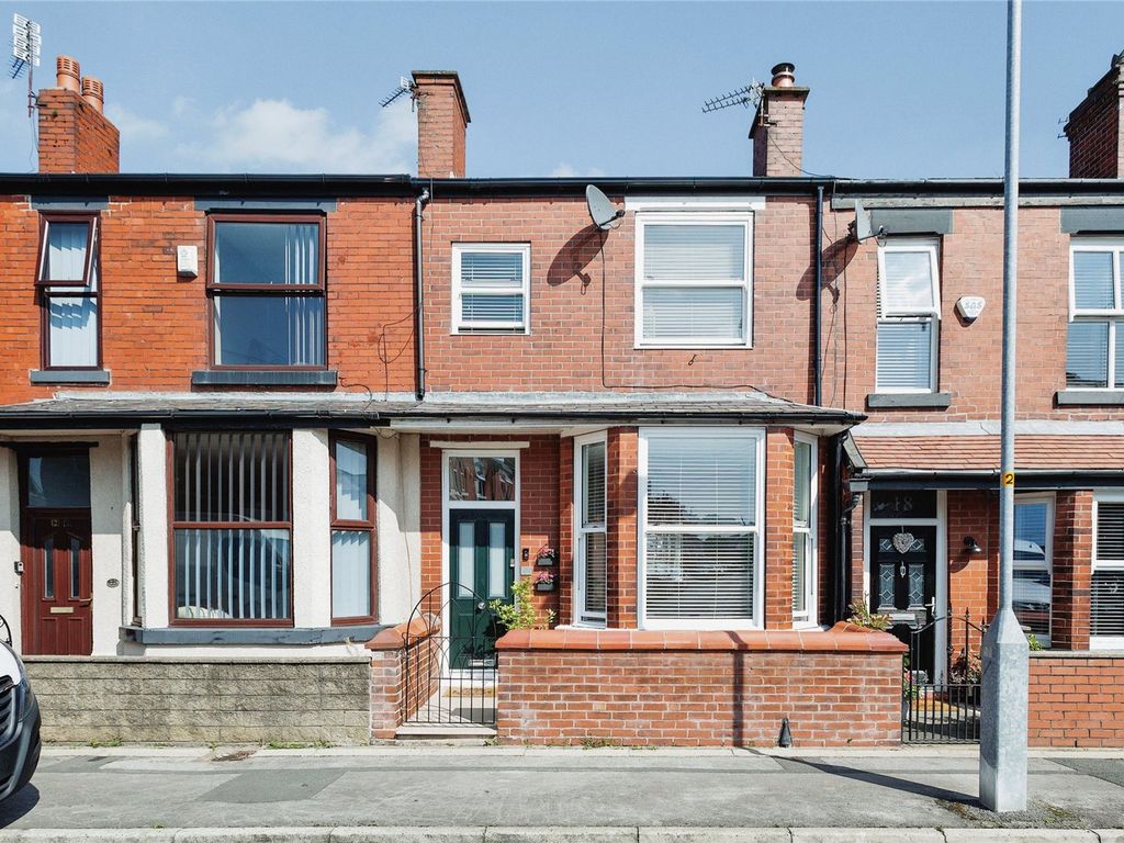 3 bed terraced house for sale in Miles Street, Hyde, Greater Manchester SK14, £194,950