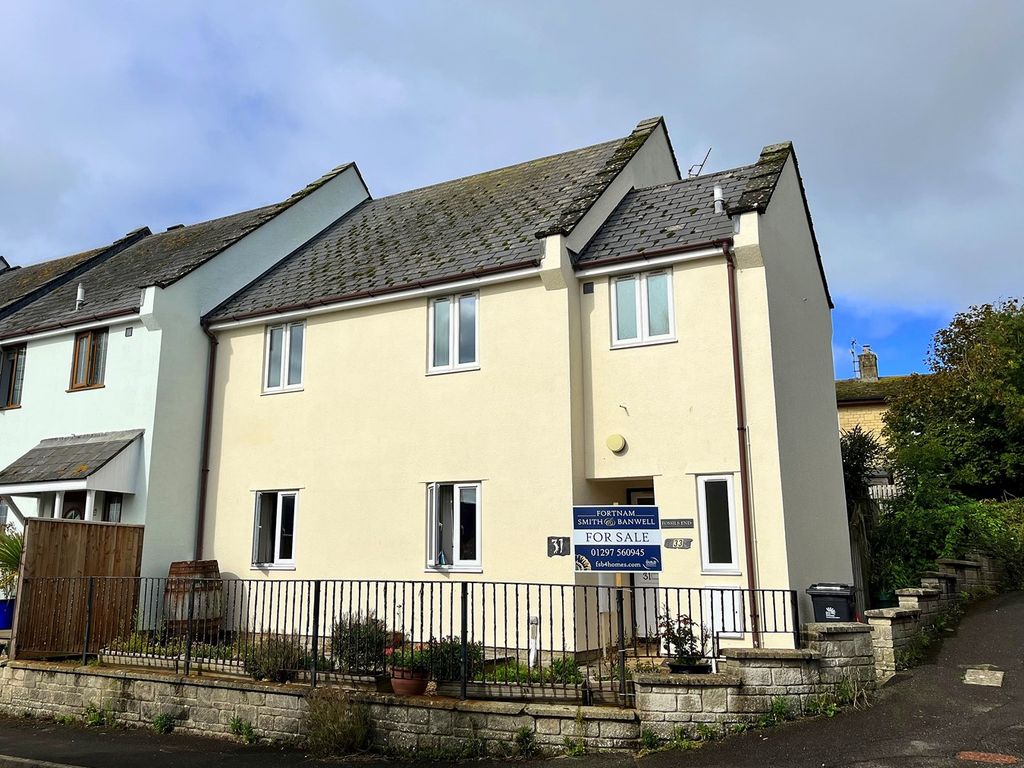 2 bed flat for sale in Hammonds Mead, Charmouth DT6, £249,000
