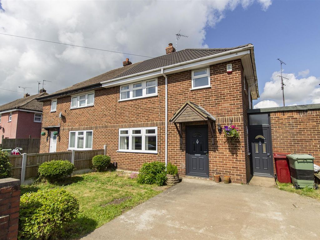 3 bed semi-detached house for sale in Meadow Road, Clay Cross, Chesterfield S45, £169,950