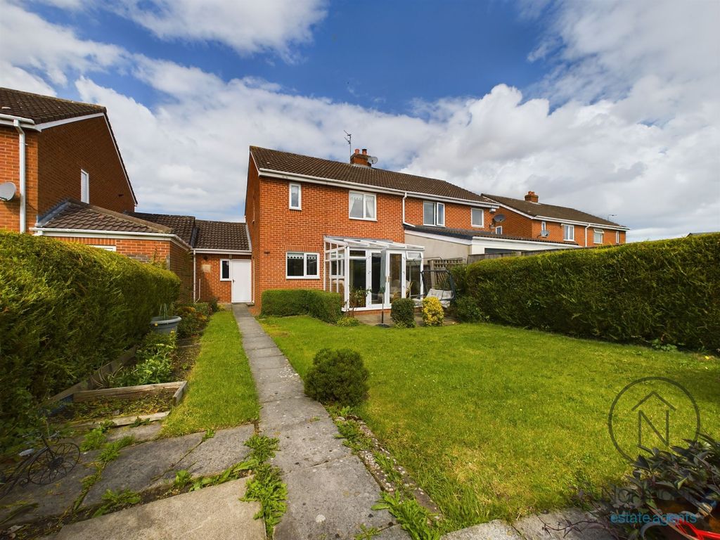 3 bed semi-detached house for sale in Heatherburn Court, Newton Aycliffe DL5, £155,000