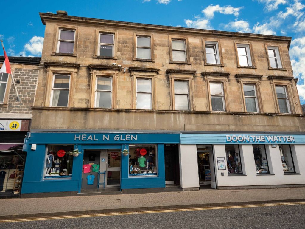 2 bed flat for sale in 1/3, 122 Argyll Street, Dunoon PA23, £88,000