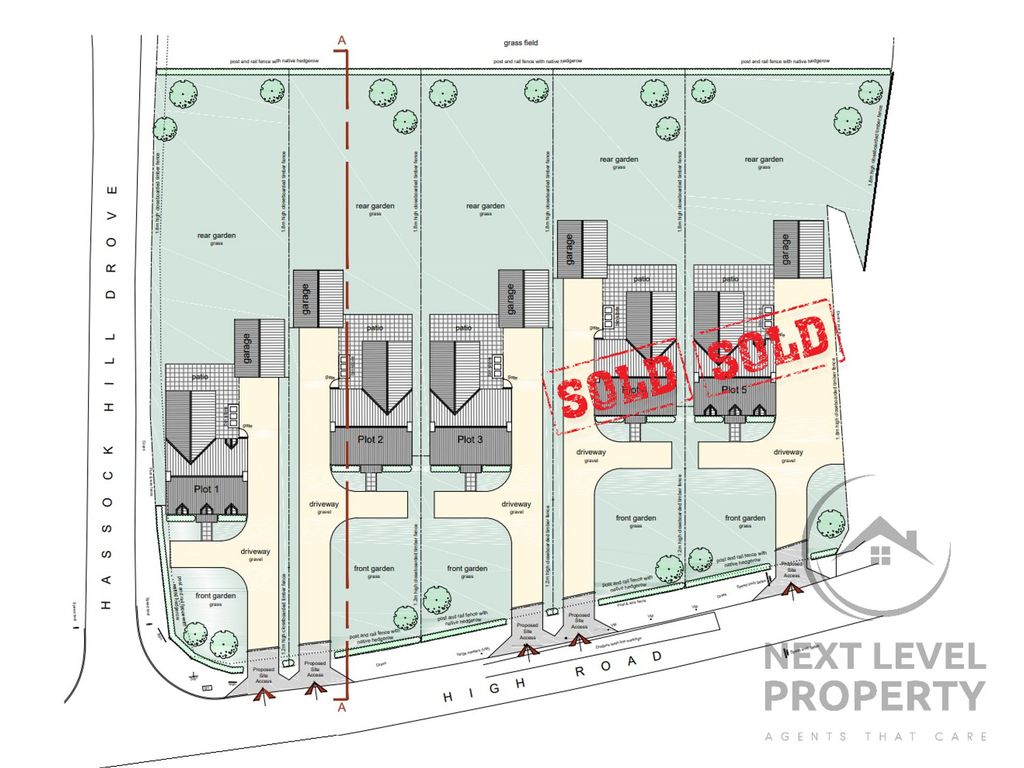 Land for sale in High Road, Gorefield PE13, £160,000