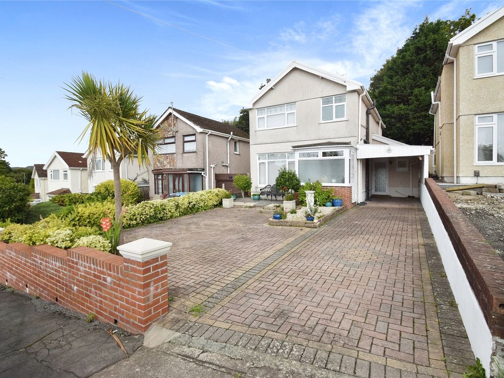 3 bed detached house for sale in Ridgeway, Killay, Swansea SA2, £325,000