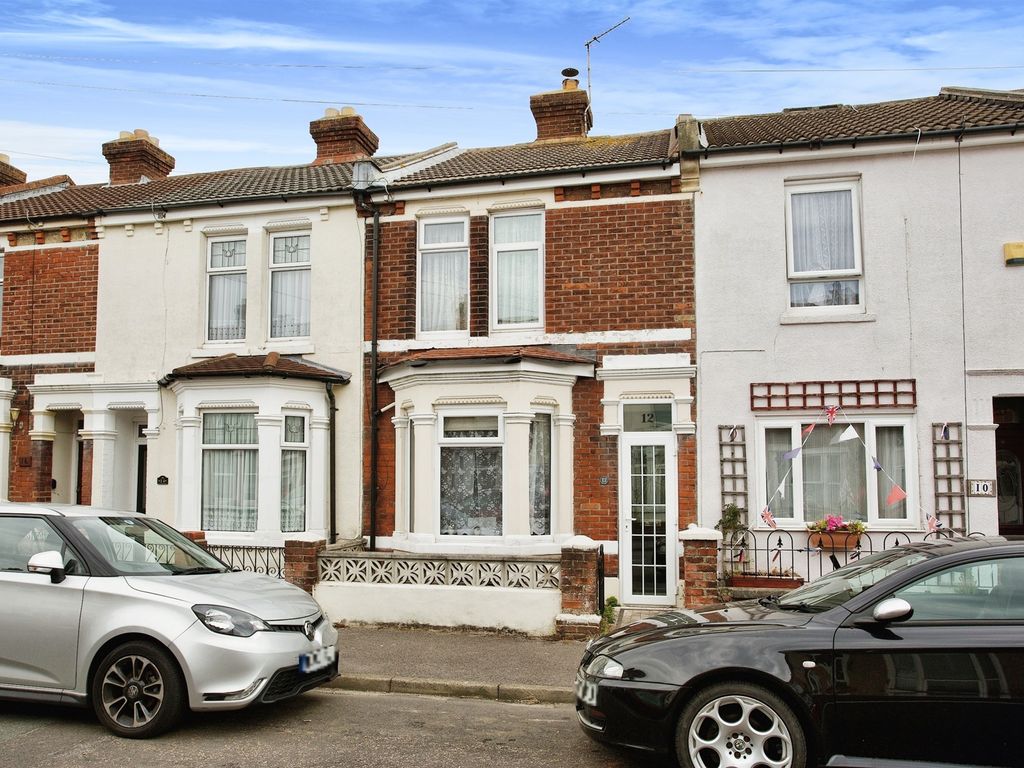 2 bed terraced house for sale in Woodstock Road, Gosport PO12, £205,000