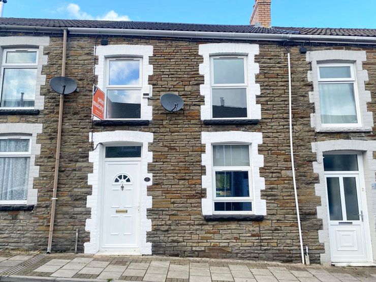 2 bed terraced house for sale in Thomas Street, Gilfach, Bargoed CF81, £145,000