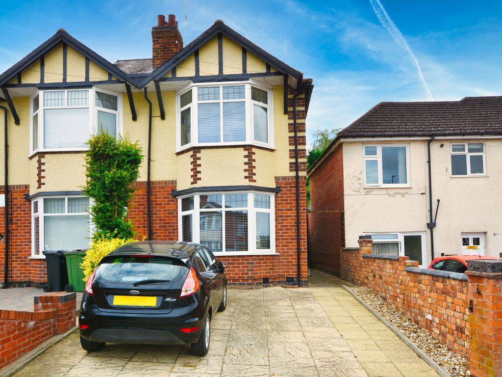 2 bed semi-detached house for sale in Leicester Road, Wigston, Leicester LE18, £250,000