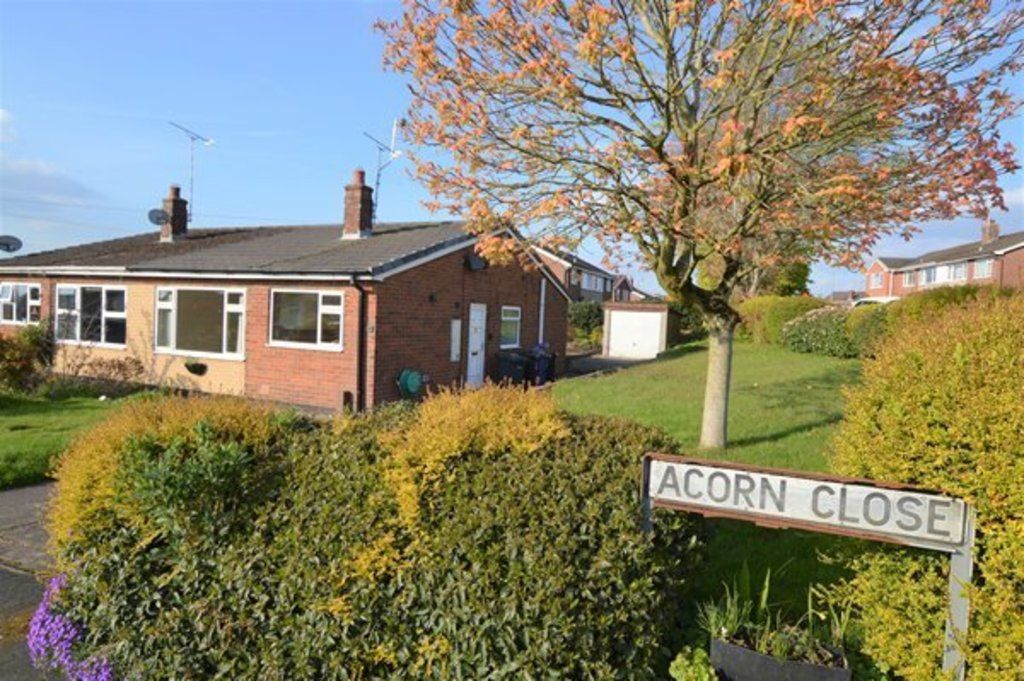 2 bed semi-detached bungalow for sale in Acorn Close, Loggerheads, Market Drayton, Shropshire TF9, £199,950