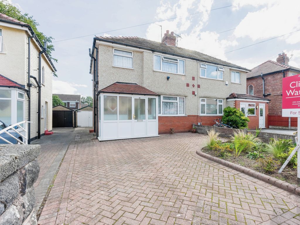 3 bed semi-detached house for sale in Crosthwaite Avenue, Wirral CH62, £180,000