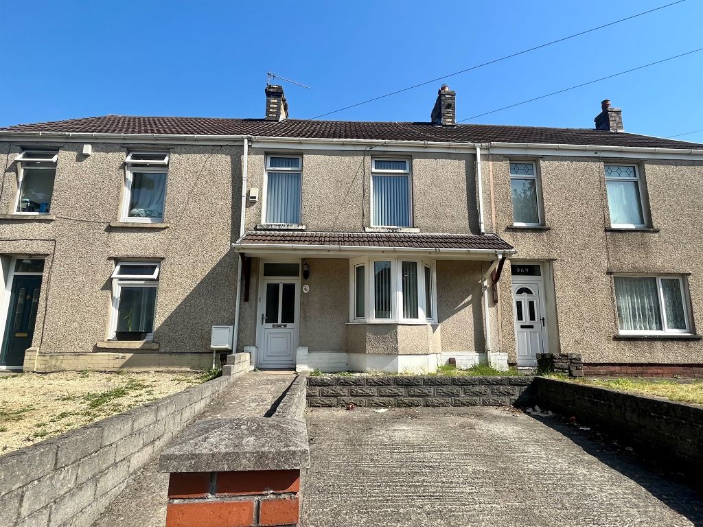 3 bed terraced house for sale in Llangyfelach Road, Tirdeunaw, Swansea SA5, £170,000