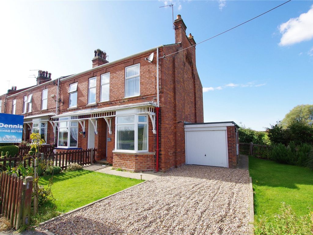 2 bed end terrace house for sale in Station Row, Camerton, East Yorkshire HU12, £175,000