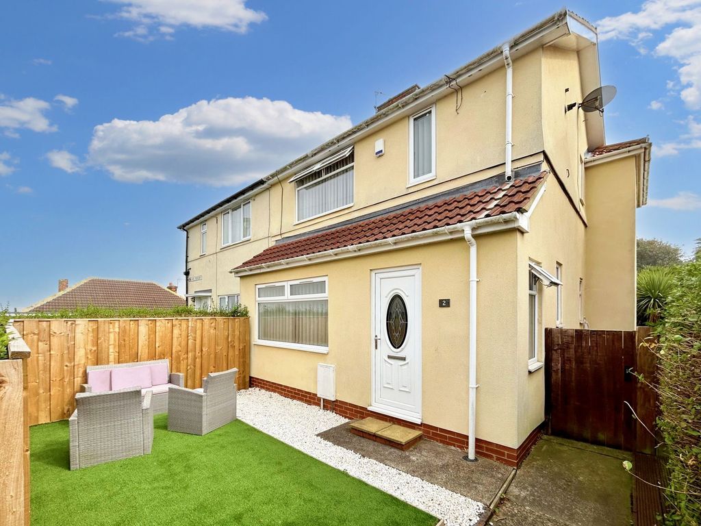 3 bed semi-detached house for sale in Welfare Crescent, Blackhall Colliery, Hartlepool TS27, £144,950
