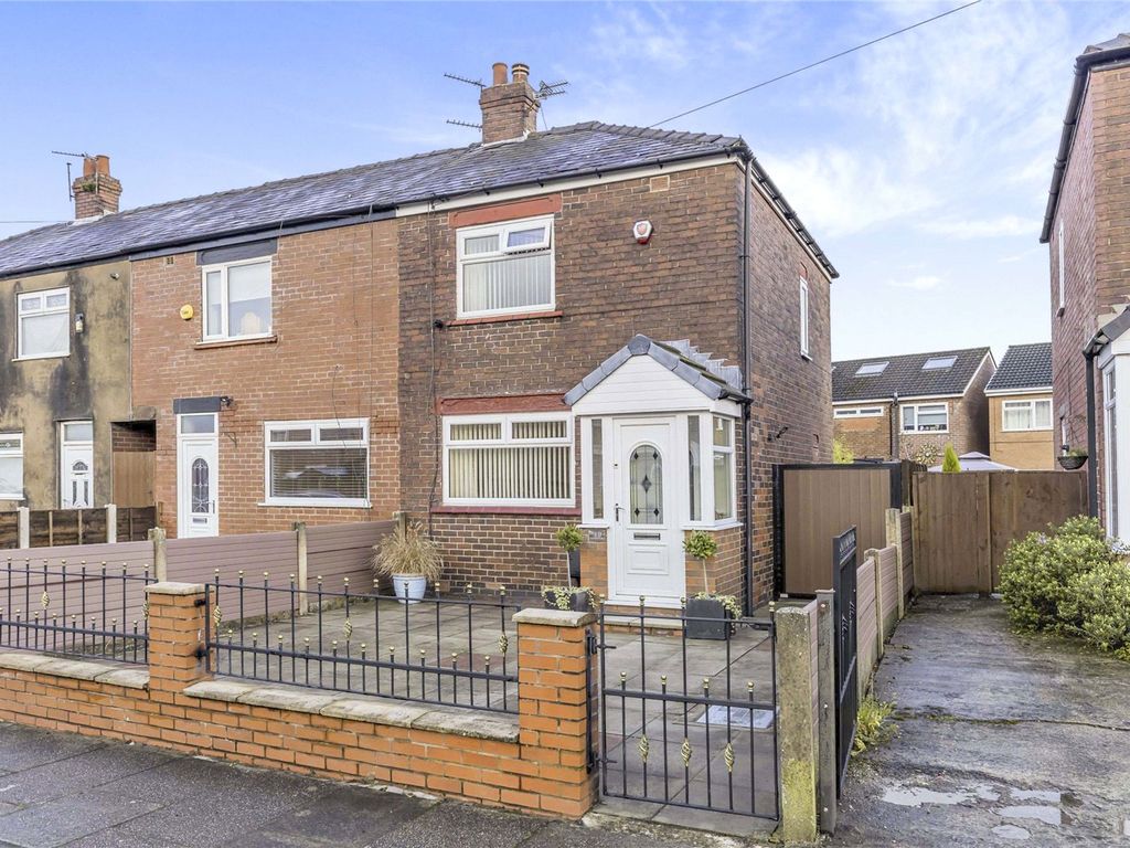 2 bed terraced house for sale in Prubella Avenue, Denton, Manchester, Greater Manchester M34, £160,000