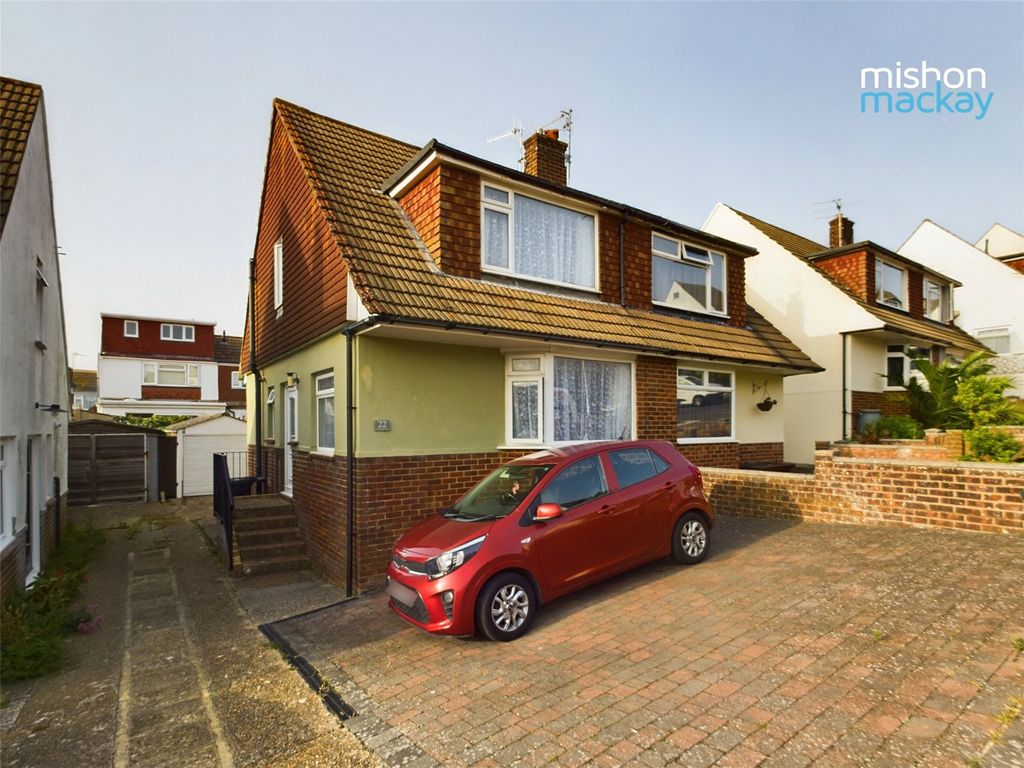 2 bed semi-detached house for sale in Thornhill Rise, Portslade, Brighton, East Sussex BN41, £325,000