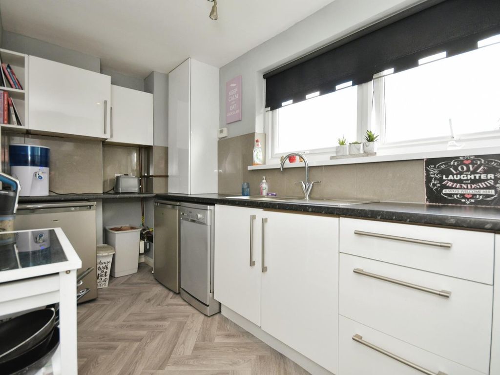 2 bed flat for sale in Hazlebarrow Crescent, Jordanthorpe, Sheffield S8, £90,000