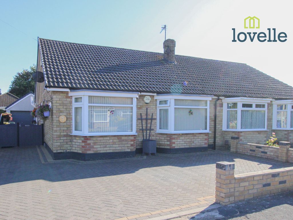 4 bed semi-detached bungalow for sale in Whitgift Close, Laceby DN37, £209,950