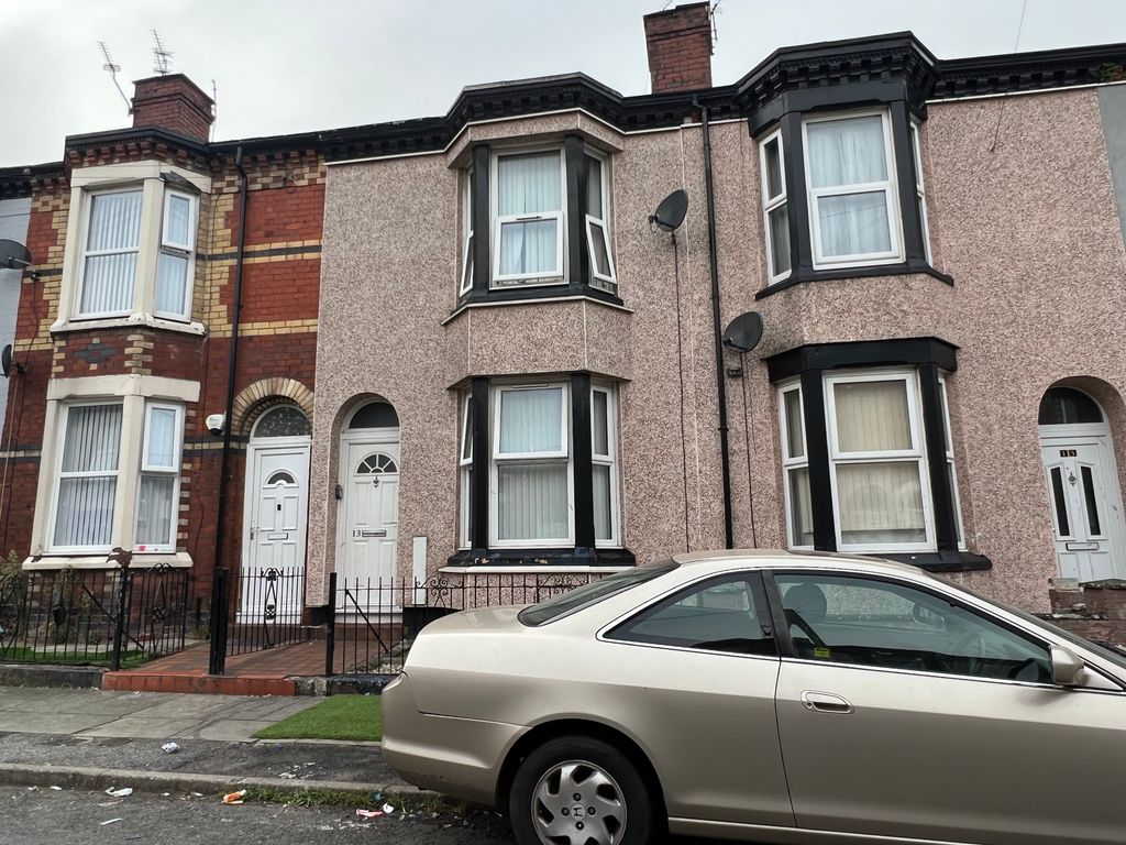 3 bed terraced house for sale in 13 Burns Street, Bootle, Merseyside L20, £65,000