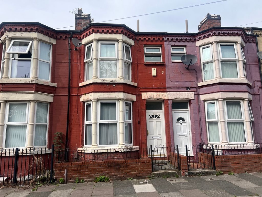 3 bed terraced house for sale in Violet Road, Litherland, Liverpool L21, £65,000
