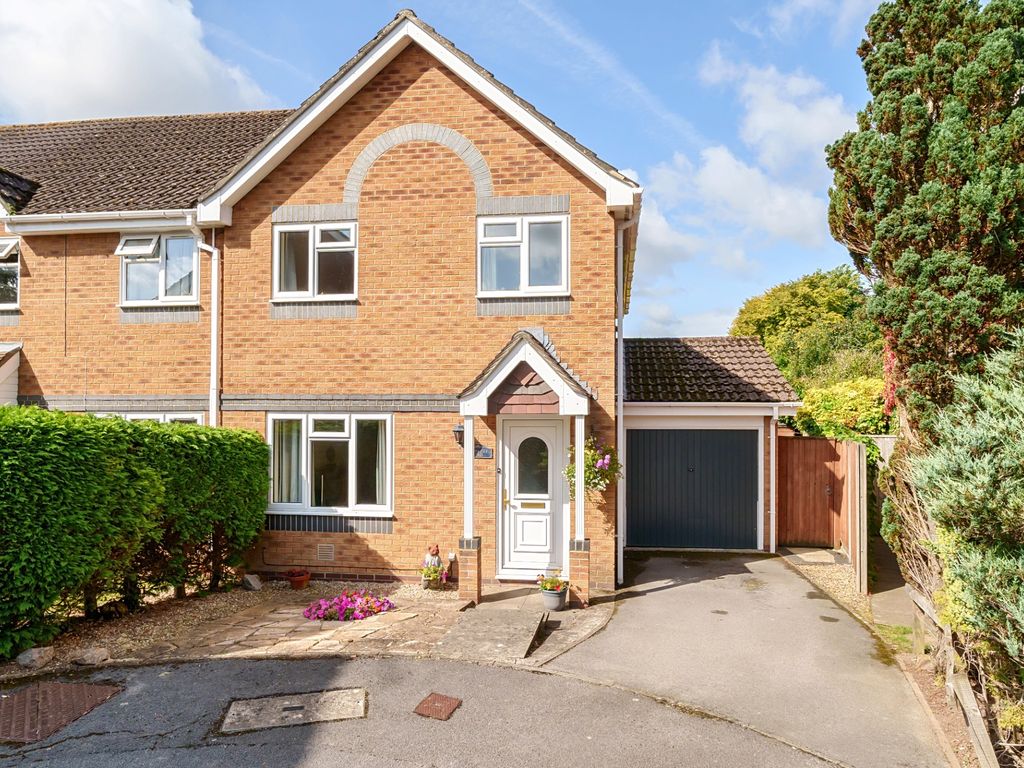 3 bed semi-detached house for sale in Wisley Road, Andover SP10, £325,000