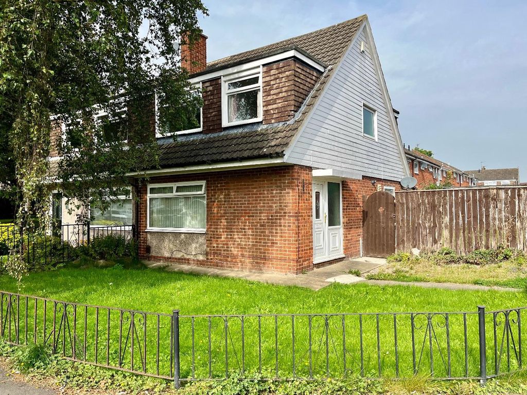 3 bed semi-detached house for sale in Kent Close, Darlington DL3, £105,000