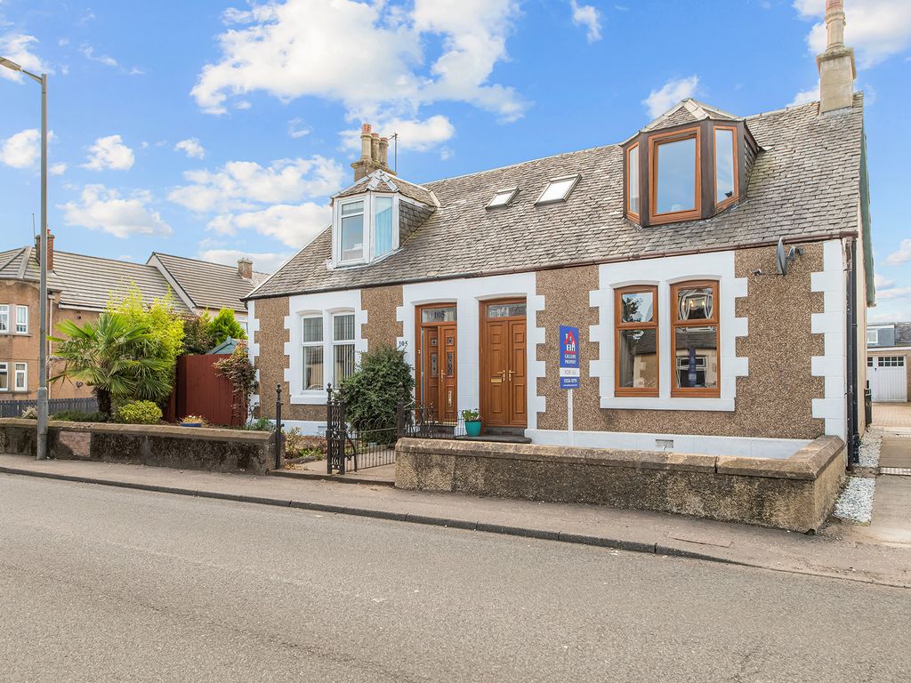 3 bed semi-detached house for sale in Tryst Road, Stenhouemuir FK5, £238,000