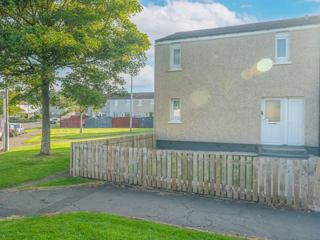 2 bed end terrace house for sale in Apollo Path, Holytown, Motherwell ML1, £75,000
