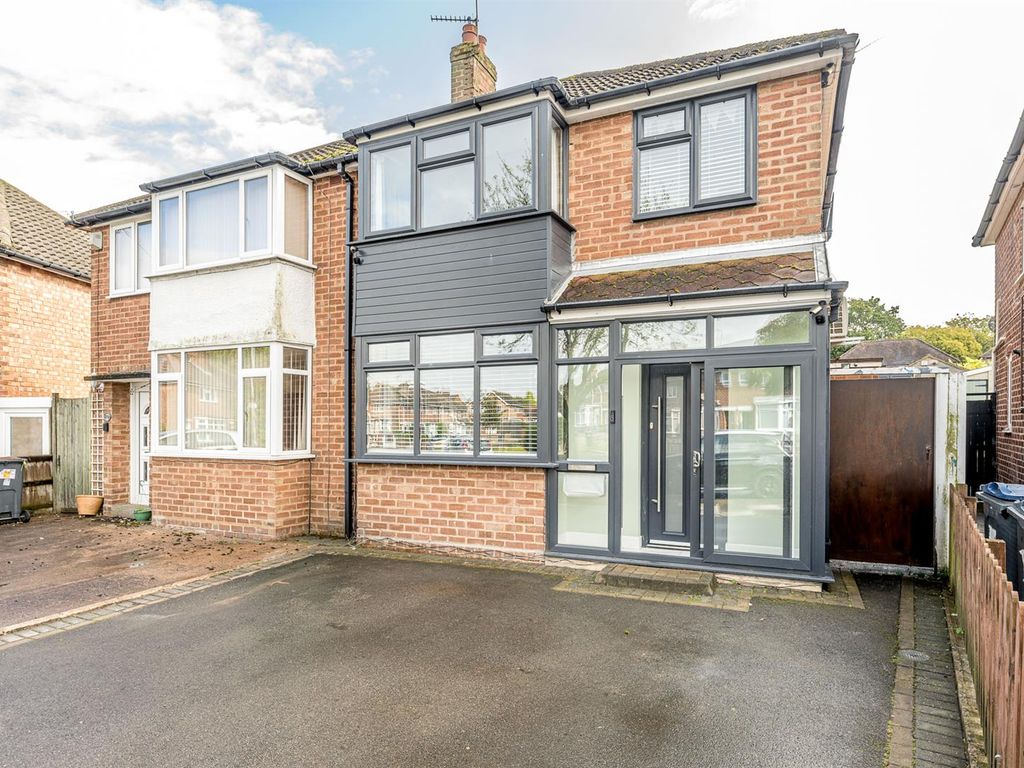 3 bed semi-detached house for sale in Wolverton Road, Rednal, Birmingham B45, £265,000