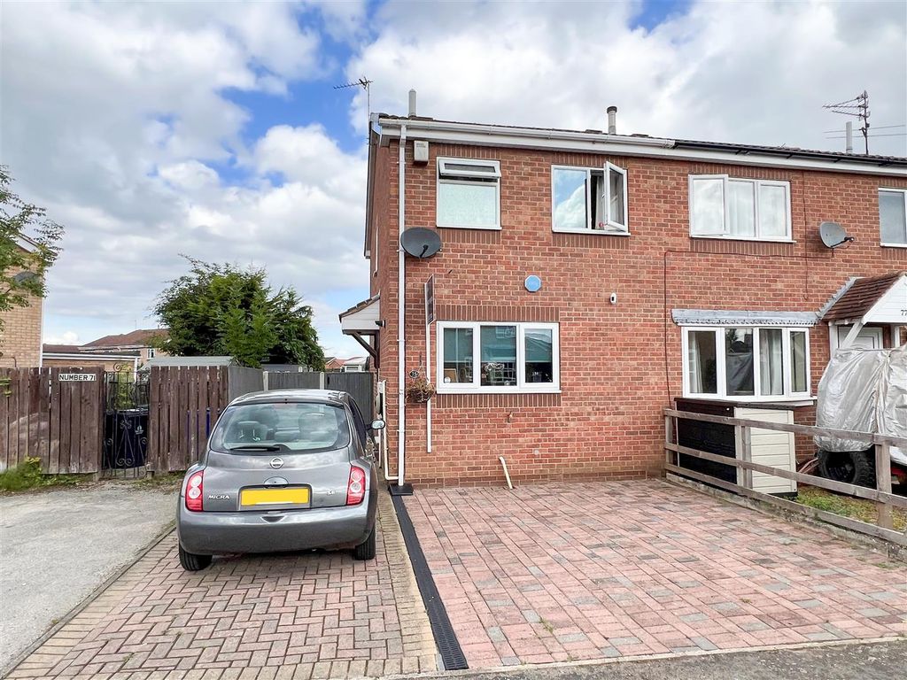 2 bed semi-detached house for sale in Hund Oak Drive, Hatfield, Doncaster DN7, £129,950