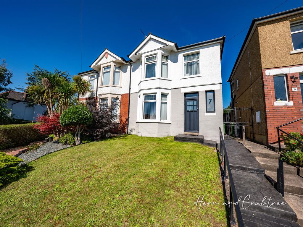 3 bed semi-detached house for sale in Brachdy Road, Rumney, Cardiff CF3, £310,000