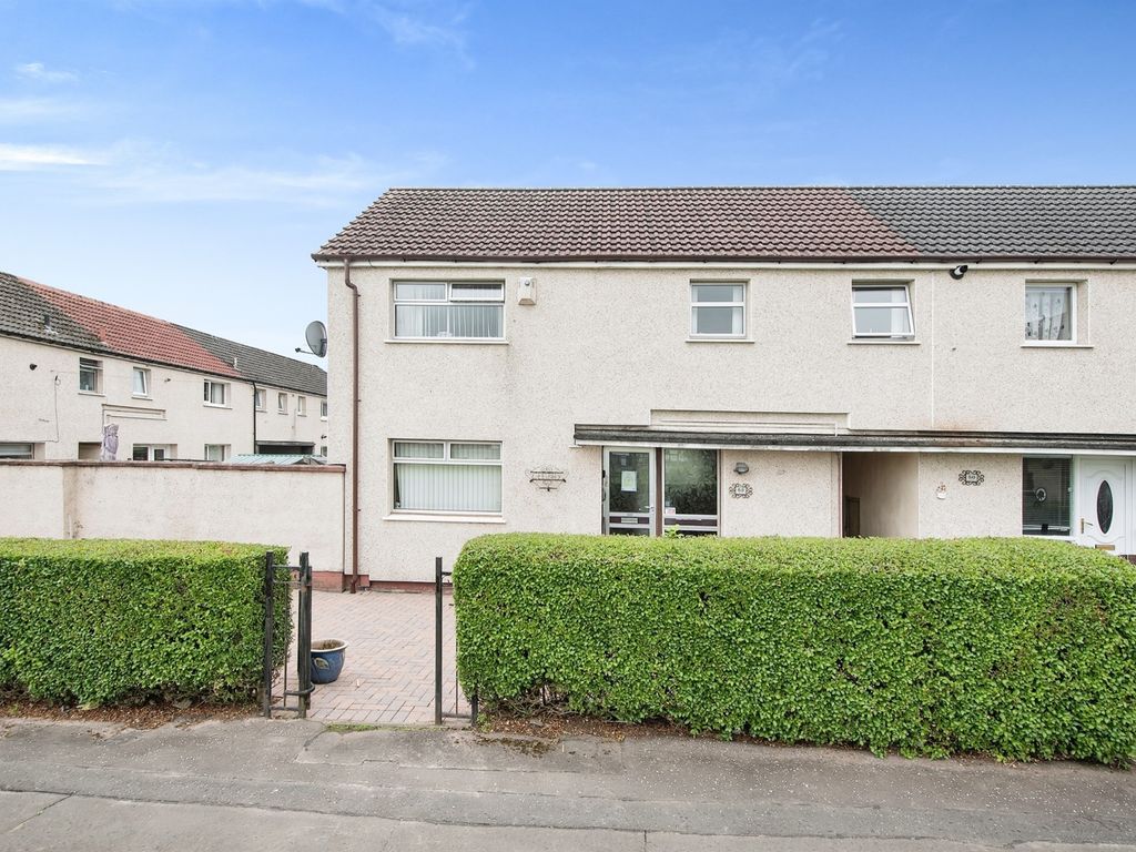 3 bed end terrace house for sale in Abernethy Drive, Linwood, Paisley PA3, £120,000