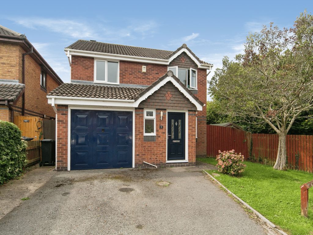 3 bed detached house for sale in Lon Llwyni, Connah's Quay, Deeside, Flintshire CH5, £260,000