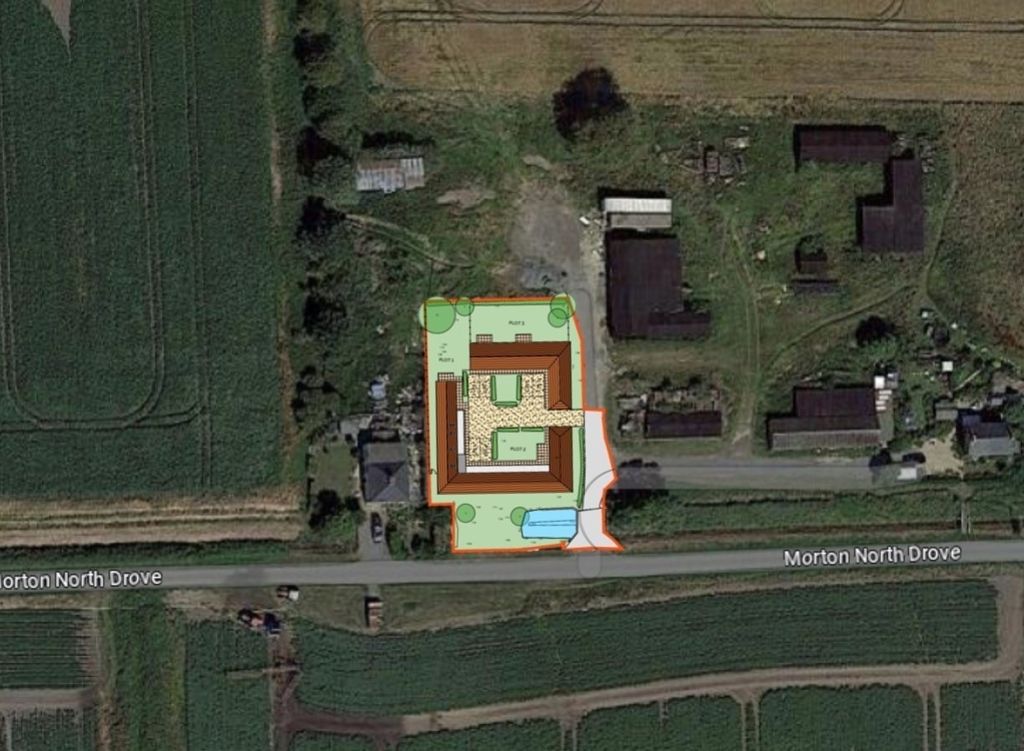 Land for sale in Morton North Drove, Bourne, Lincolnshire PE10, £200,000