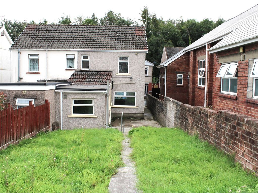 3 bed semi-detached house for sale in Dunraven Street, Aberkenfig, Bridgend, Bridgend County. CF32, £180,000