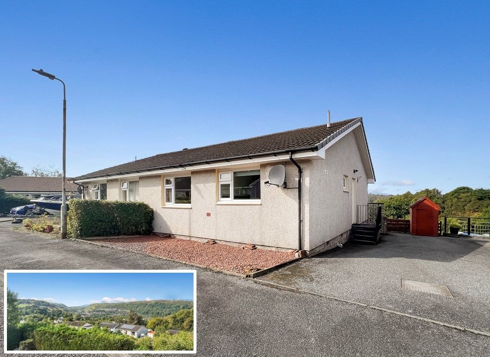 2 bed semi-detached house for sale in Etive Gardens, Oban, Argyll, 4Jp, Oban PA34, £199,950