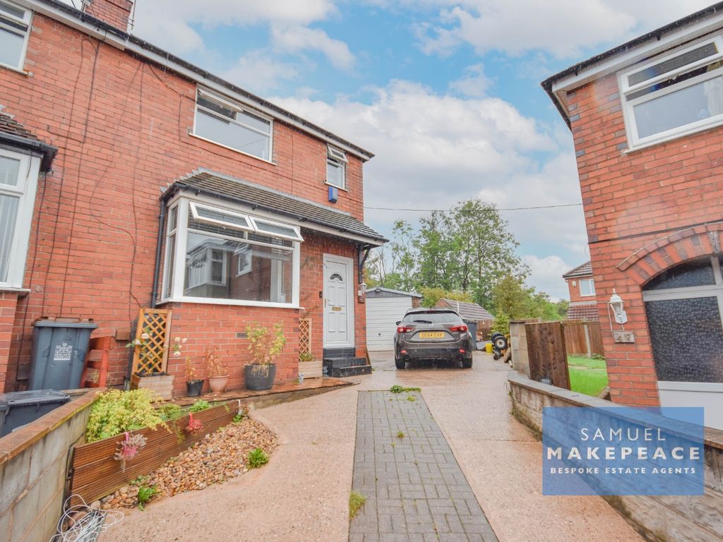 3 bed semi-detached house for sale in Rosendale Avenue, Chesterton, Newcastle ST5, £180,000