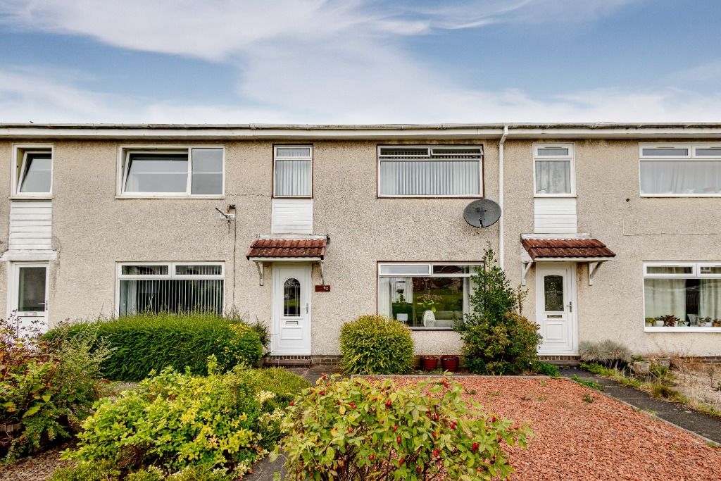 3 bed terraced house for sale in Duddingston Avenue, Kilwinning, North Ayrshire KA13, £105,000