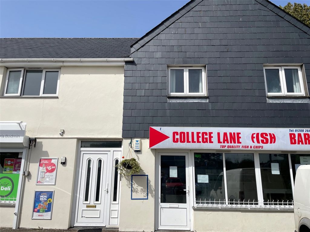 1 bed flat for sale in College Lane, Bodmin, Cornwall PL31, £90,000