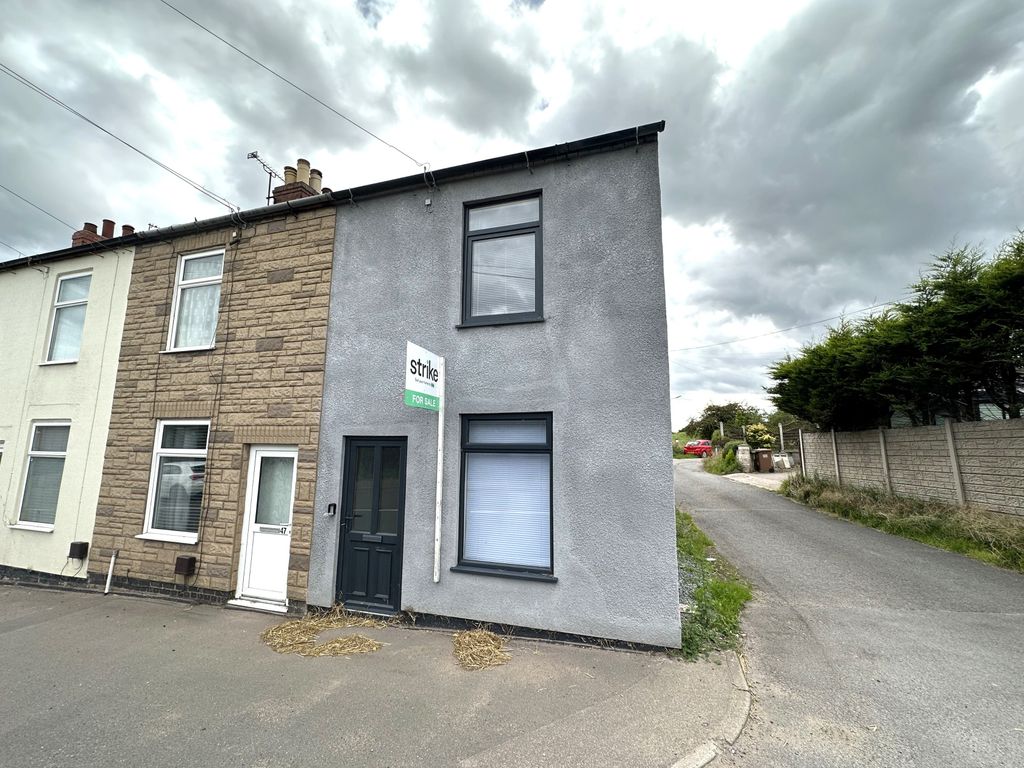 3 bed end terrace house for sale in Burton Road, Swadlincote DE11, £155,000