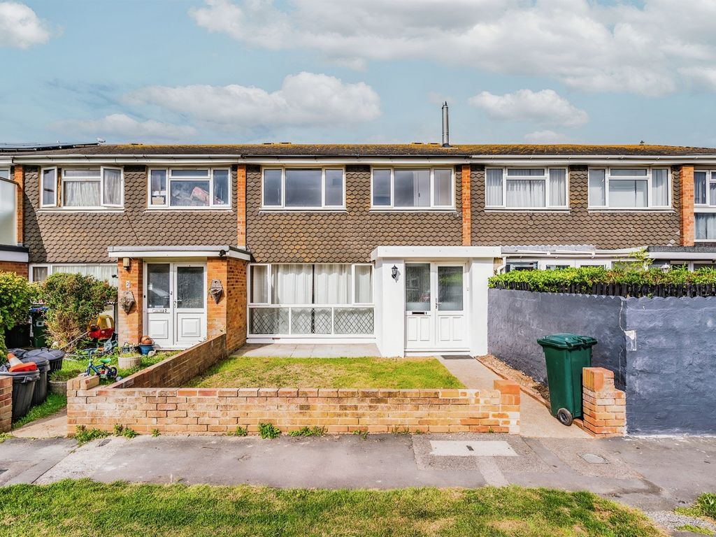 2 bed terraced house for sale in Sussex Way, Telscombe Cliffs, Peacehaven BN10, £310,000